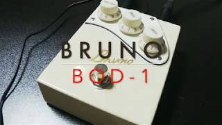 Bruno BOD-1 ブルノーオーバードライブ Bruno BOD-1 Japan Made High Quality Drive Pedal. - YouTube