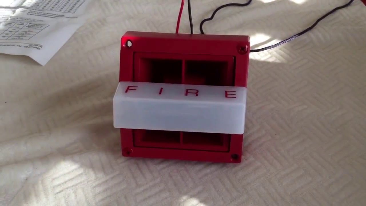 System Sensor MAEH24MC 800/1000 Fast-Dual - YouTube
