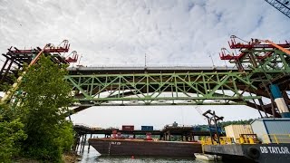 Sellwood Bridge Demo: Section 1 Removal