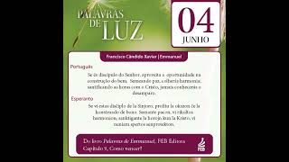 Palavras de Luz em Português e Esperanto – 04/06/2023