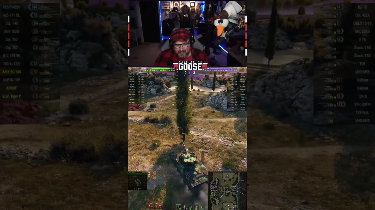 Tree's disappearing? Must have max camo 🙃 #worldoftanks #twitch #gaming
