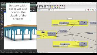Rhino Grasshopper - Arcade Structure - Part 1