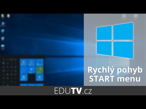 Rychlá navigace ve Start menu Windows 10 | EduTV