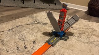 Hot Wheels Workshop Track Builder - Speed Launch with Busted Building