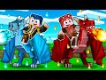 DRAGO DI GHIACCIO VS DRAGO DI FUOCO! - MINECRAFT