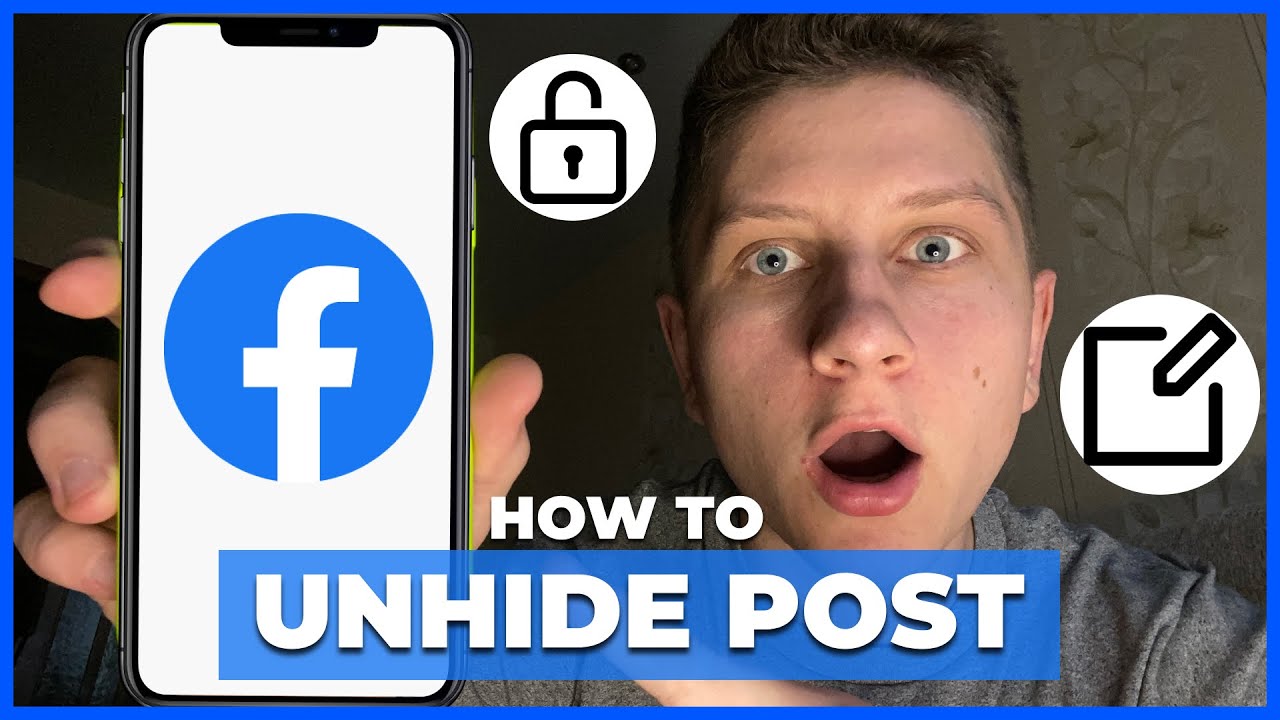 How To Unhide Post On Facebook YouTube