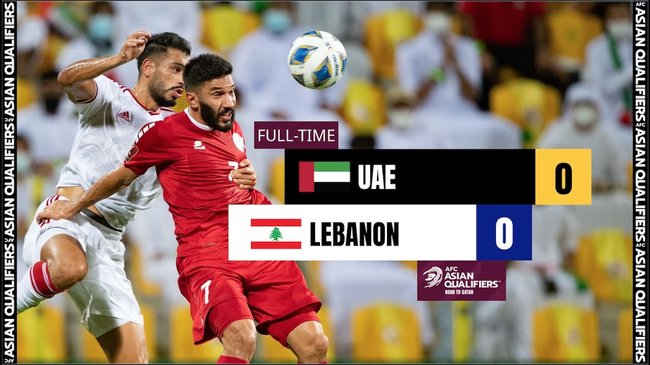#AsianQualifiers - Full Match - Group A | UAE 0 - 0 Lebanon - YouTube