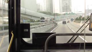 城巴CTB #2500 HN1013 @ 788 翠灣邨→香港演藝學院 (經:東區走廊)