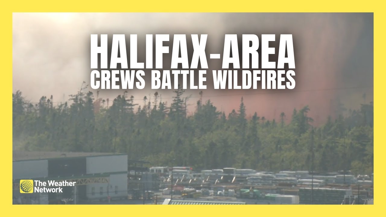 Wildfires Force Evacuations in Bayers Lake, Nova Scotia - YouTube