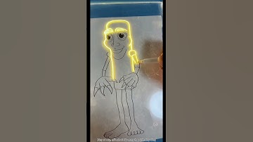 Bạn biết tôi vẽ ai không? #funnyvideo #funny