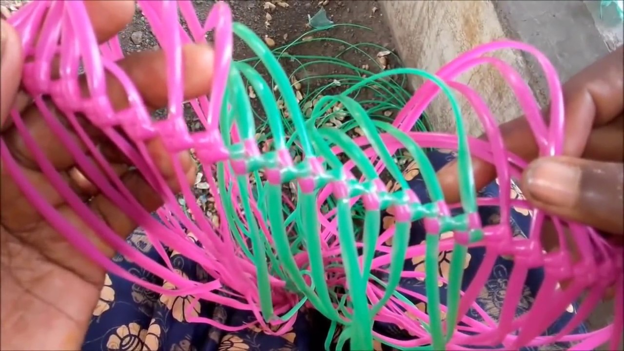 Small Wire Koodai Basket Base Weaving (Small Wire Koodai Adi Poduvathu