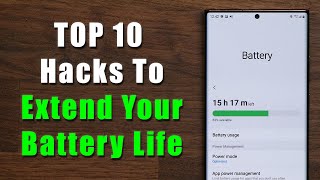 TOP 10 HACKS To Extend the Battery Life of your Samsung Galaxy (Note 20, S20, Note 10, S10, S9, etc) screenshot 5