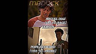 Miguel Diaz (s5) vs Pope Heyward (s3) || #edit #wis #cobrakai #vs #outerbanks