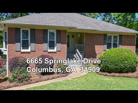 6665 Springlake Dr., Columbus, GA home video tour