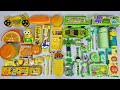 YELLOW💛Stationery vs GREEN💚Stationery Geometry, Popit Pouch, Pen, Sharpener, Eraser, Keychain, color