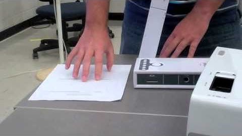 How to set up a document camera