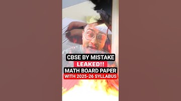 CBSE Class 10 Maths Latest Syllabus 2025-26 With Most Important Questions🔥#cbseclass10 #cbse