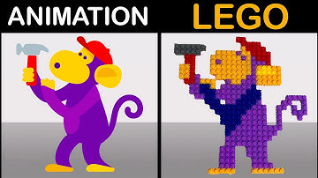 Something Went Wrong Island | Highly-Trained Monkey ANIMATED vs Highly-Trained Monkey LEGO