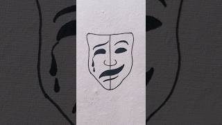 Smiling Face Drawing || #shorts #viral #art #trending #youtubeshorts