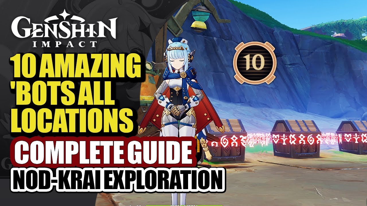 10 Amazing 'Bots All Locations Complete Guide | Barrowmoss Barrens 3 Exquisite Chests | Genshin 6.0