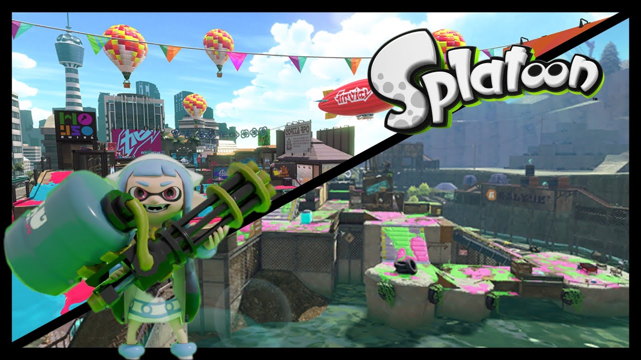 Trying out the Heavy Splatling!