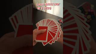Learn The RIFFLE FAN in 3 EASY Steps 🤯 #shorts #magic #cards
