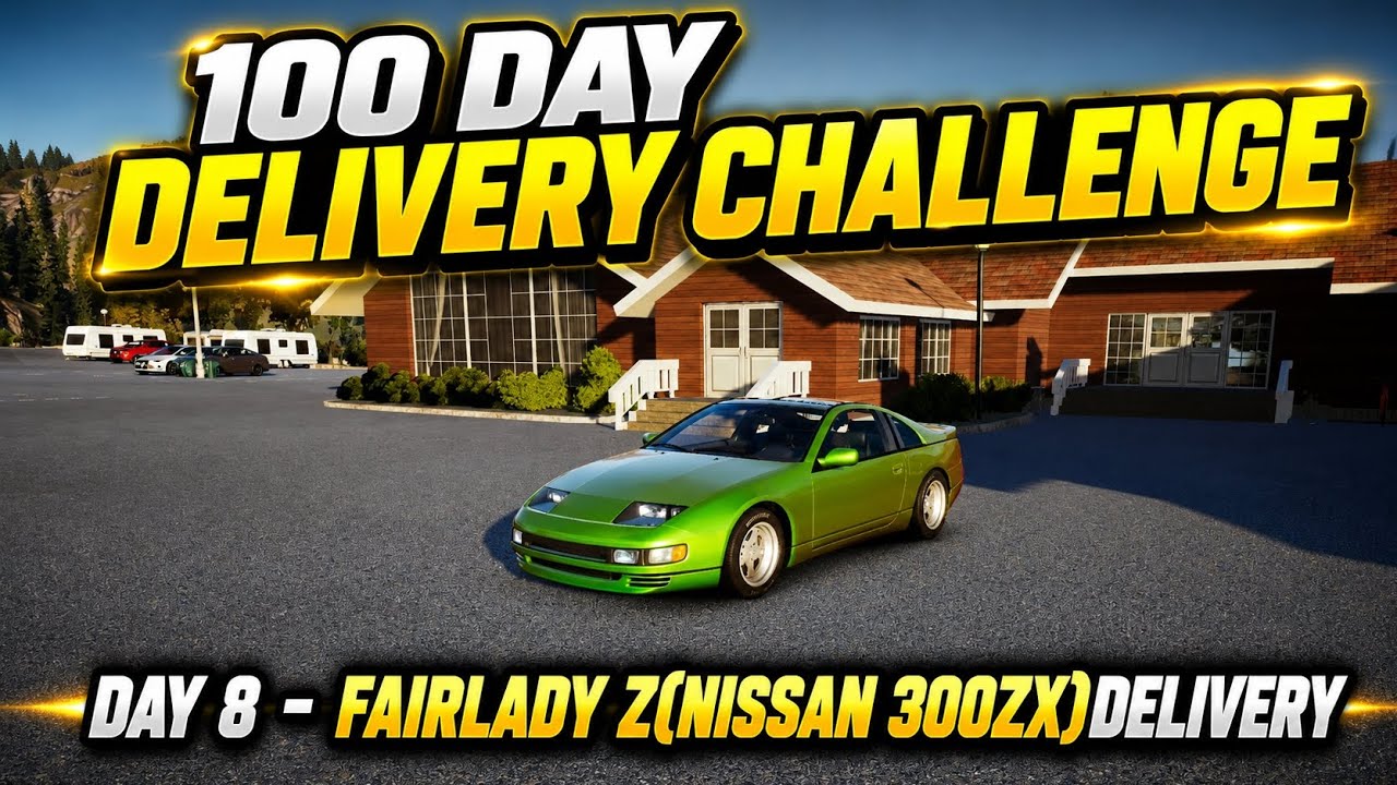 メルカーリページ 🔥 100 Days Car Delivery Challenge | Day 8 – Nissan 300ZX
