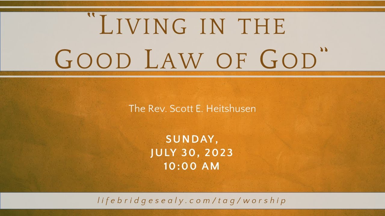 HOSEA Living in the Good Law of God YouTube