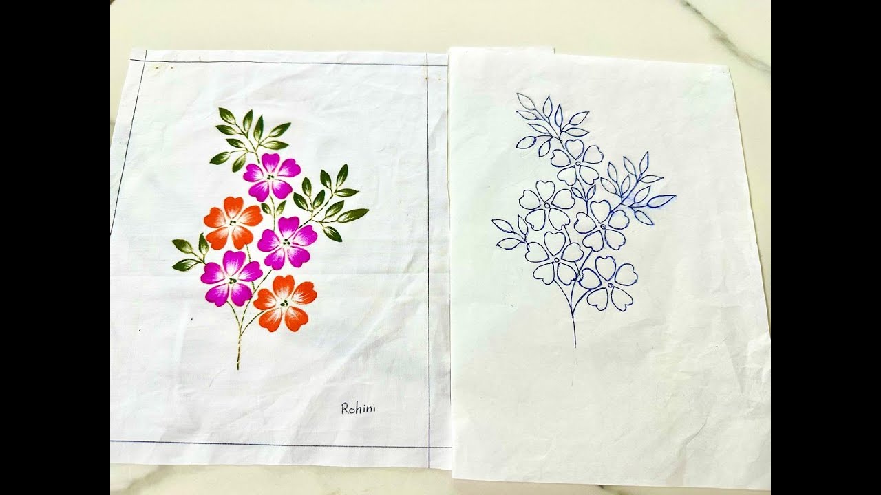 Rohini's Creation Part 21 - Fabric Painting Tutorial