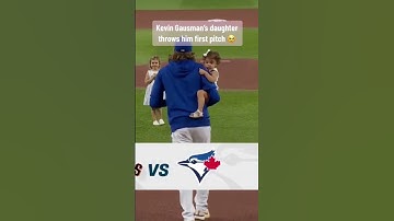 Great moment for KevinGausman  (via MLB) baseball MLB firstpitch daughter dadlife