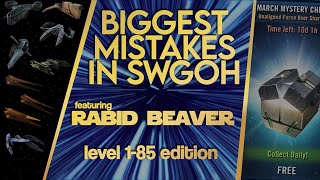The Biggest Mistakes You're Making in SWGOH ft Rabid Beaver