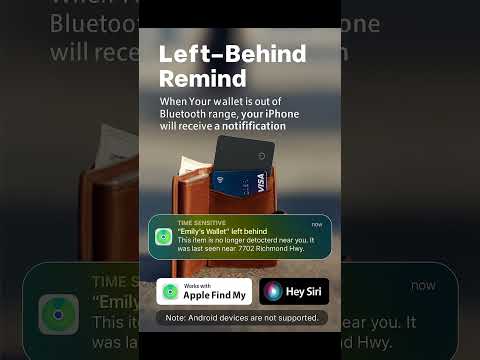 Reyke Dünne Wallet-Tracker-Karte – wiederaufladbar, Apple Find My kompatibel – Ultra-dünne (1,6 mm) wiederaufladbare Tracker-Karte für Geldbeutel & Dokumente. Unterstützt Apple Find My, bis zu 50 m Bluetooth-Reichweite, IP67-Schutz und Trennungsalarm. Kein Abo, kabelloses Laden.