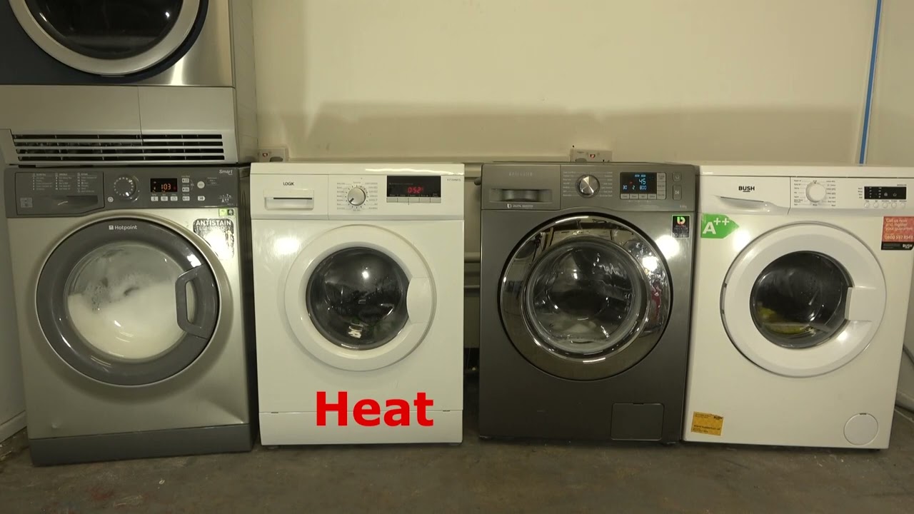 Wash Race / Hotpoint Smart vs. Logik vs. Samsung ecobubble vs. Bush / Wool wash