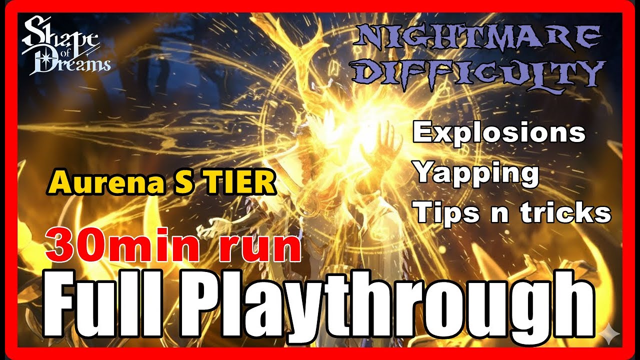 Полное прохождение Aurena с советами и подсказками — Shape of dreams — сложность «кошмар», прохож...