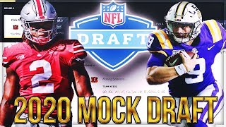 2020 NFL Mock Draft Simulation || Is Joe Burrow Good Enough To Go 1st Overall?