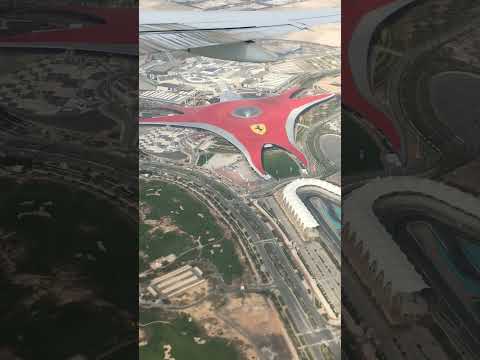 Ferrari world from plane ✈️   #trending #ferrariworldabudhabi #abudhabi #youtubeshorts