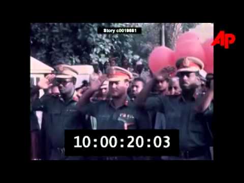 رفع علم السودان الجديد لأول مرة