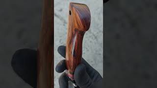 Damascus handmaded laminate. m390 in center. Ironwood handle. #custom #сваты6 #edc #steelfab