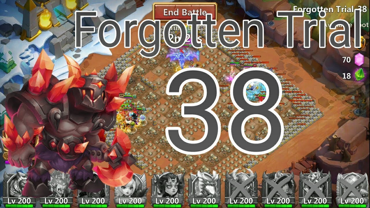 Forgotten Trial 38 l Castle Clash