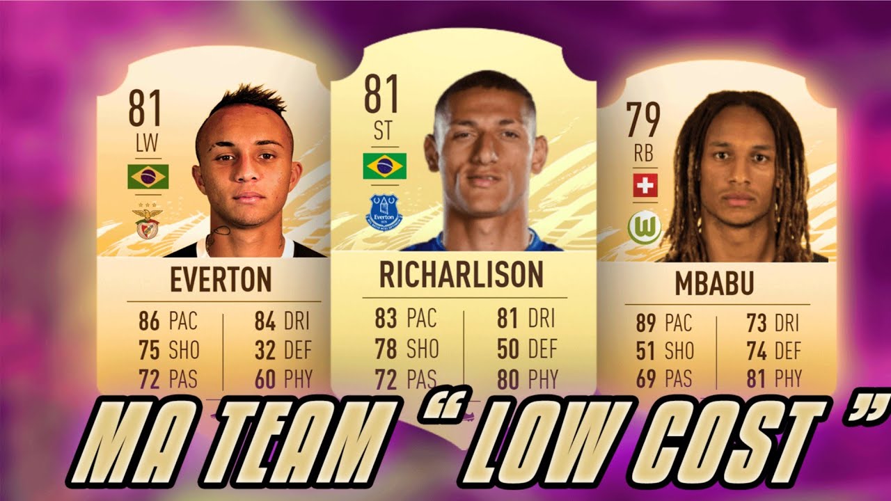 MA PREMIÈRE TEAM SUR FIFA 21 "LOW COST"