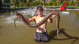 Famous BIG PYTHON ATTACKS My ANIMALS!! *CAPTURE MISSION* Profile