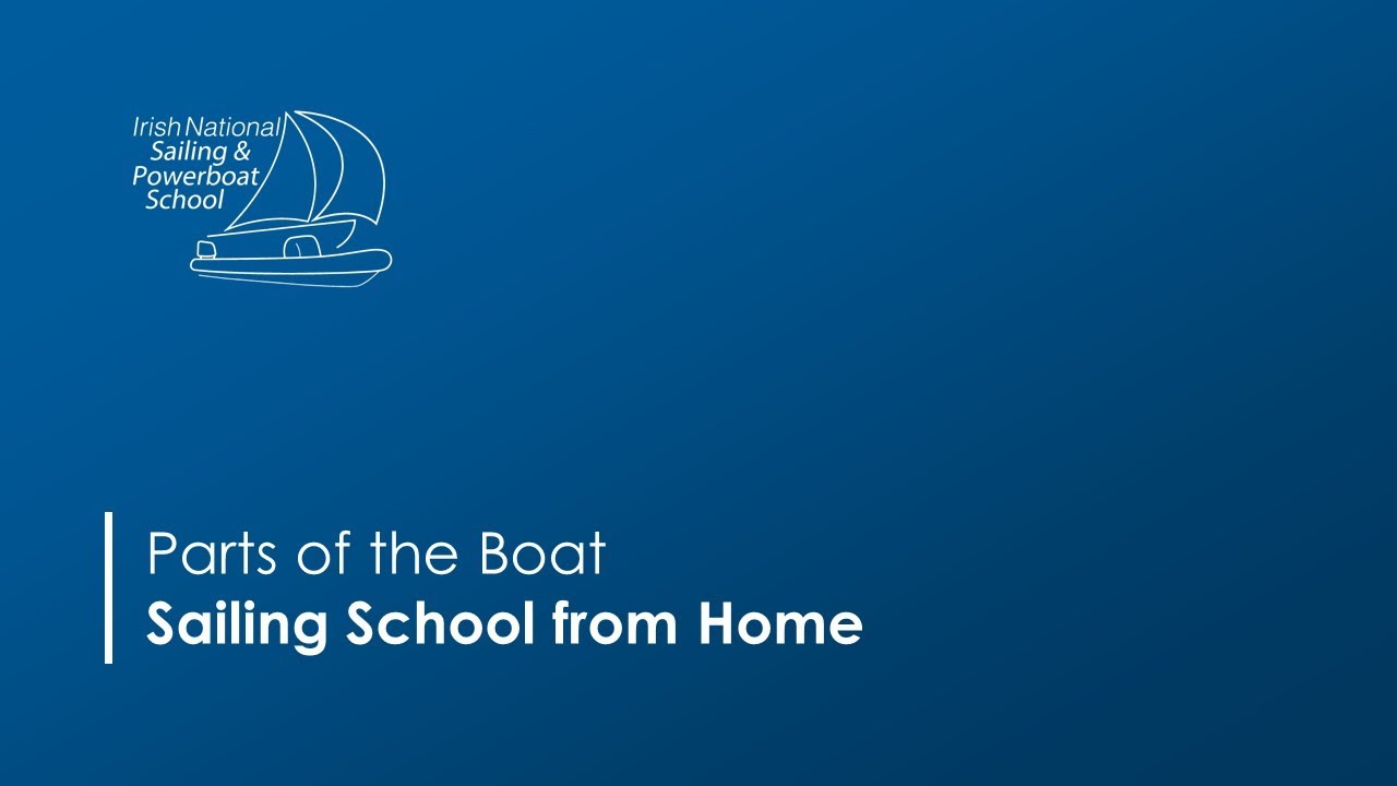 Sailing School from Home | Parts of the Boat