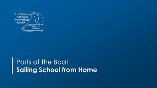 Sailing School from Home | Parts of the Boat
