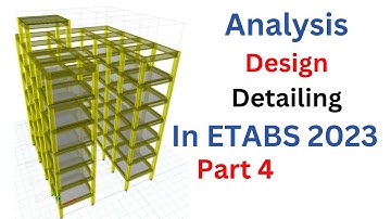 Analysis and Design of a G+5 building using ETABS 21 Part 4 Defining Section Properties