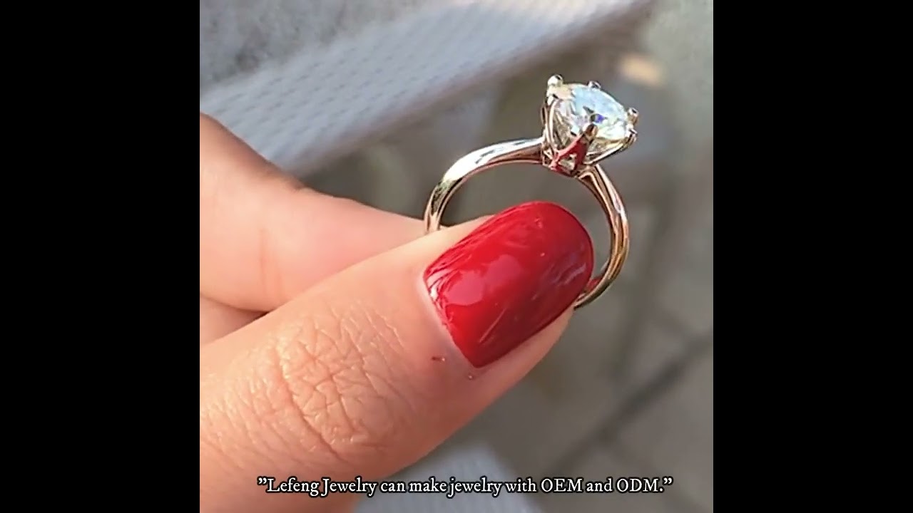 925 Sterling silver zircon ring 