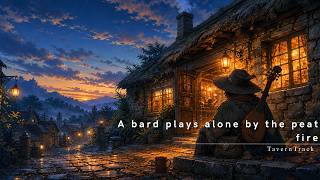 Warm Celtic Folk Music – Deep Focus for Study | A bard plays alone by the peat fire