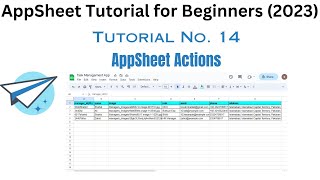 Appsheet actions