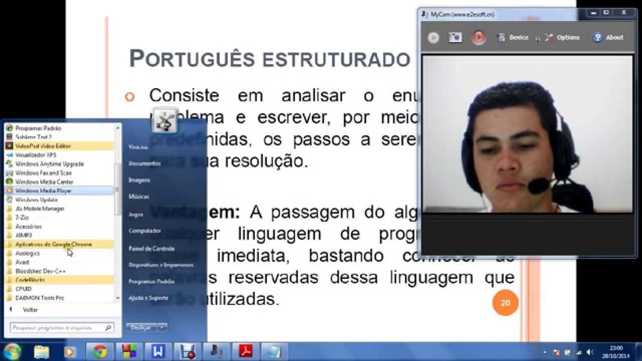 Aula 1 - Introdução a Algoritmos; Descrição Narrativa, Fluxograma e ...