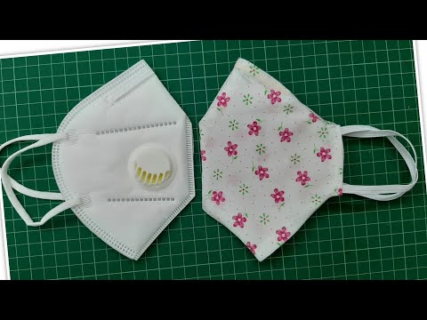 DIY, HOW TO MAKE FACE MASK,Free pattern,การทำหน้ากากผ้า,วิธีทําผ้าปิดจมูกแบบผ้าซักได้,