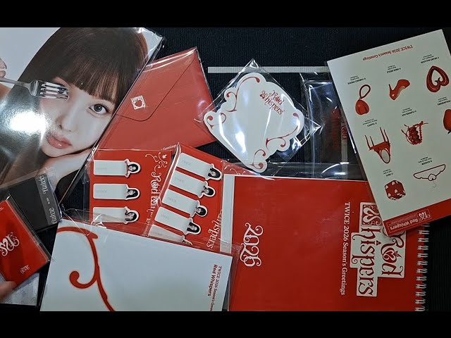 TWICE 2026 Season's Greetings『RED WHISPERS』FANS SHOP｜Unboxing
